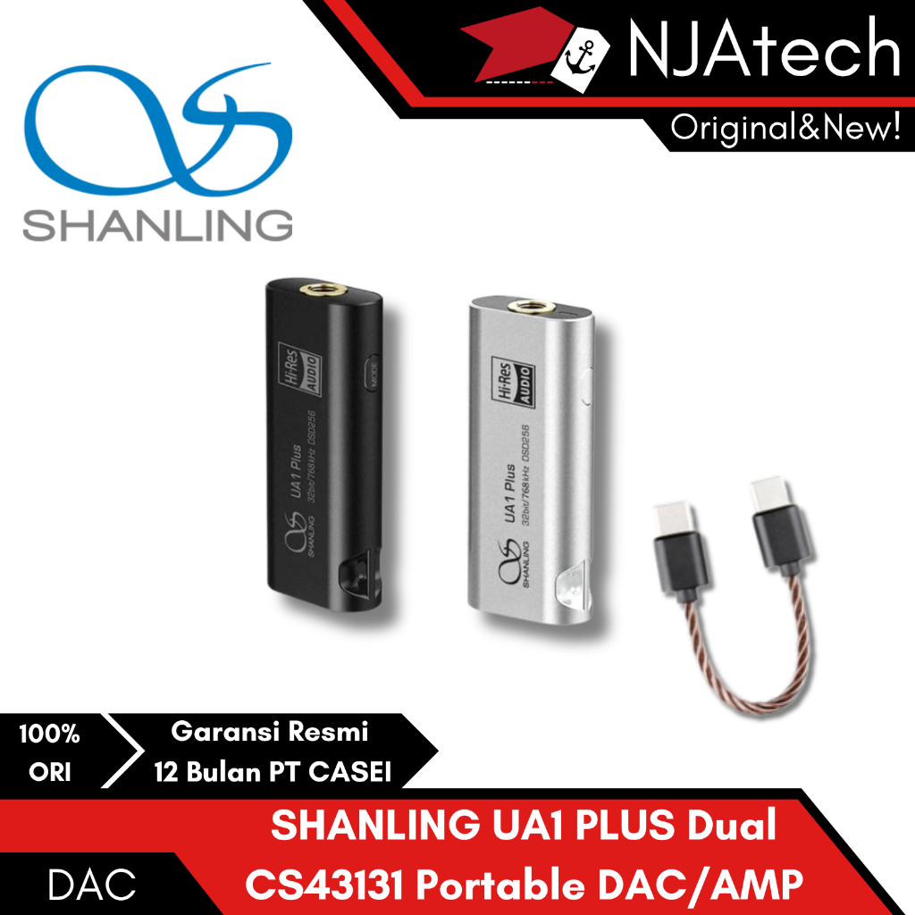 Shanling UA1 Plus / UA1+ Dual CS43131 Portable USB DAC / Amplifier