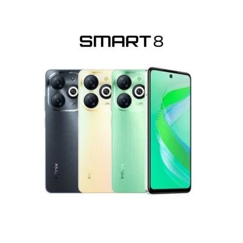 Infinix Smart 8 Ram 6/64 GB || GARANSI RESMI 1 TAHUN ||