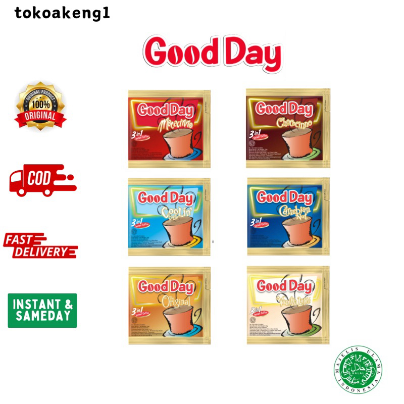 

GOOD DAY Renceng Minuman Sachet All Varian (20 GR x 10 PCS)