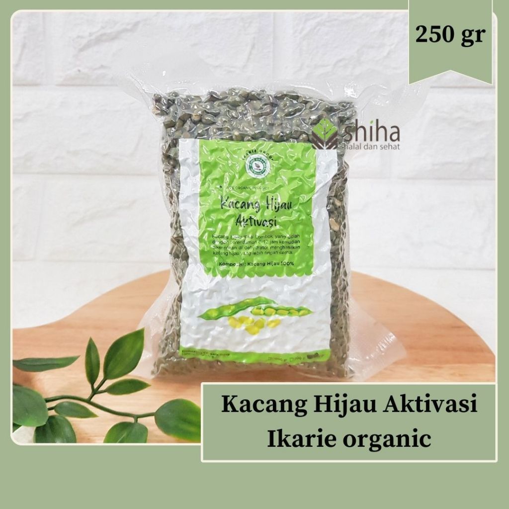 

Kacang Hijau Aktivasi 250gr Ikarie Organic l Warung Shiha