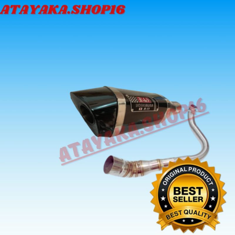 Knalpot Yoshimura R11 lubang Satu Untuk Vario Nmax Pcx Beat Xmax