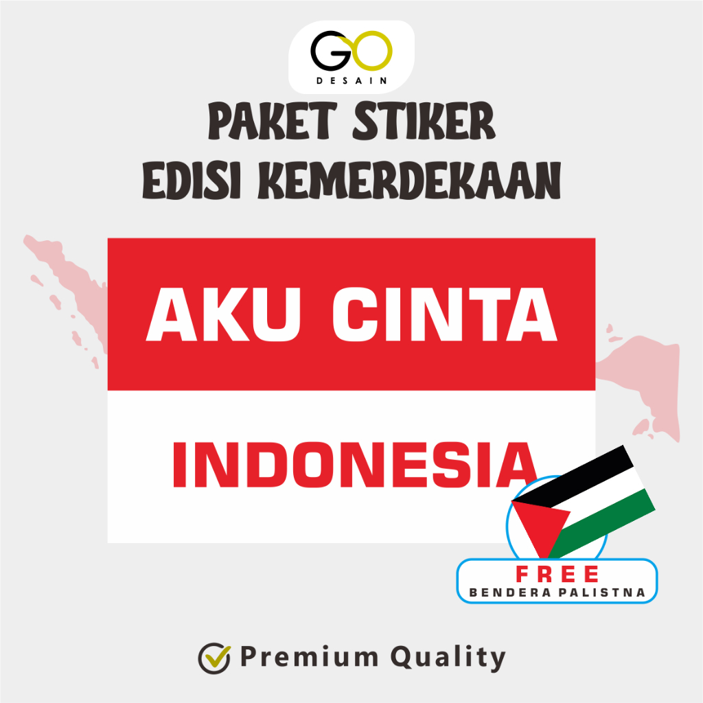 

STIKER / STIKER KEMERDEKAAN / HUT R1 / STIKER TEMPEL / STIKER MUKA / STIKER LABEL / STIKER CUSTOM