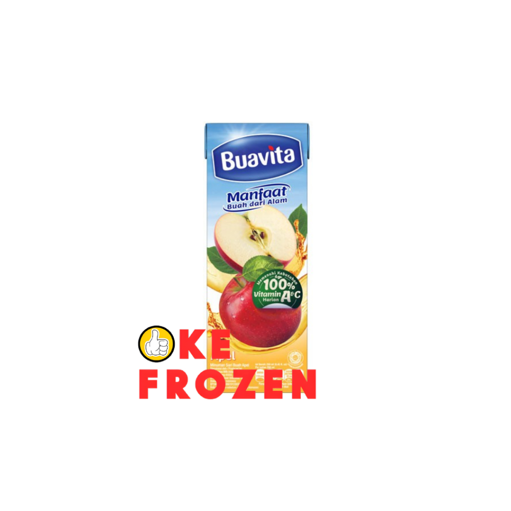 

BUAVITA APPLE 245ML / JUS BUAH RASA APEL