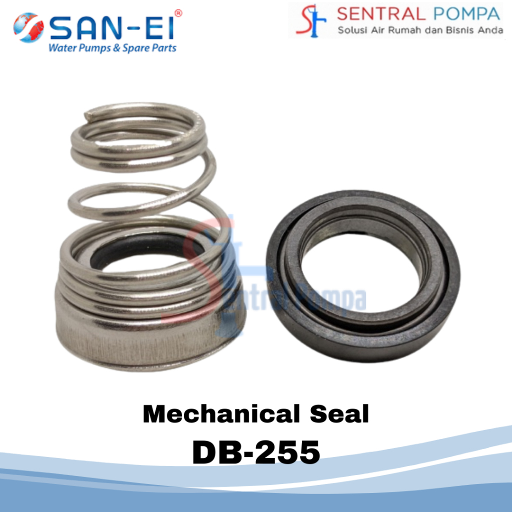Mechanical Seal DB-255 San-Ei DAB / GRUNDFOS Shaft Sil Mekanik Krucut Keong Sparepart Pompa Air | Se