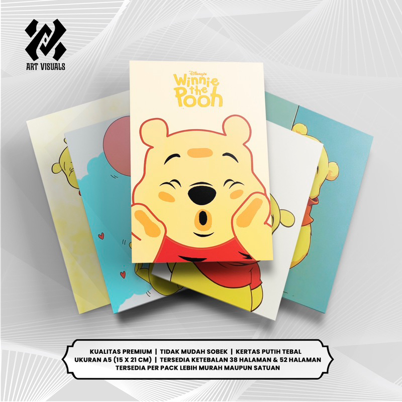 

Buku Tulis Custom Tema KARTUN WINNIE THE POOH Terlengkap Termurah Model Bebas Pilih Foto / Buku Tulis Sekolah / Buku Catatan
