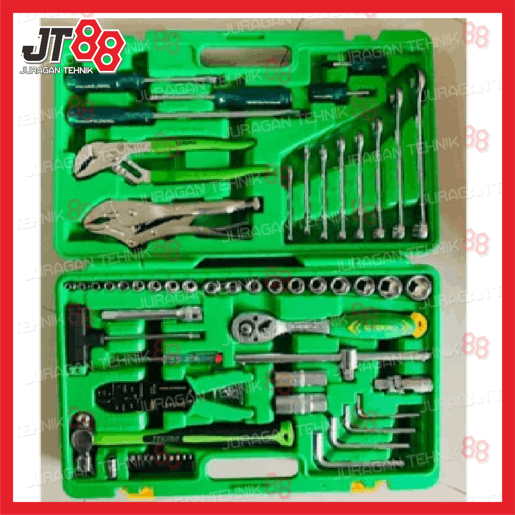 TEKIRO MEKANIK TOOL SET KIT MECHANIC BOX 100 pcs TEKIRO