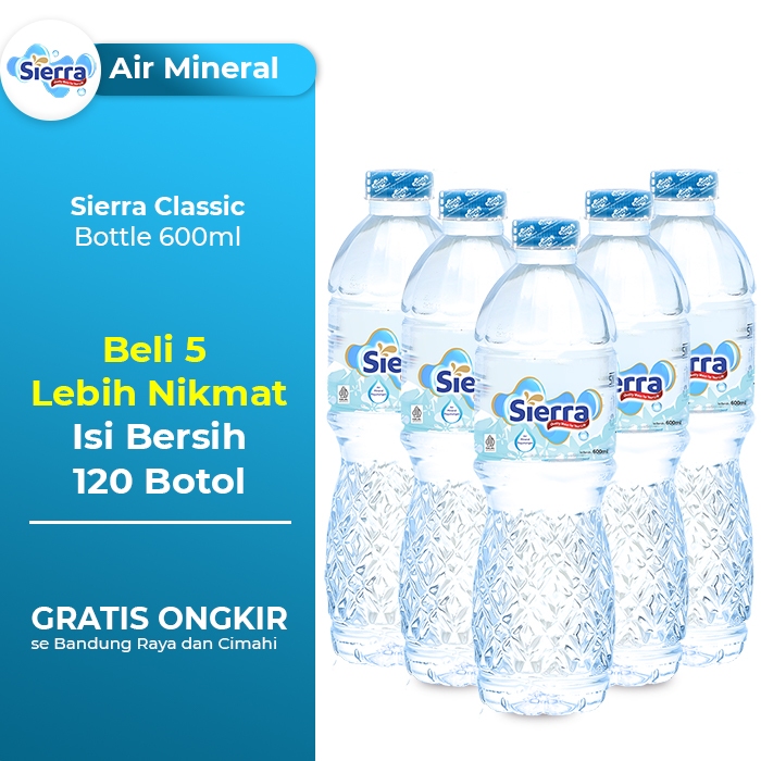 

Sierra Classic Bottle 600 ml (Bundling 5 Karton)