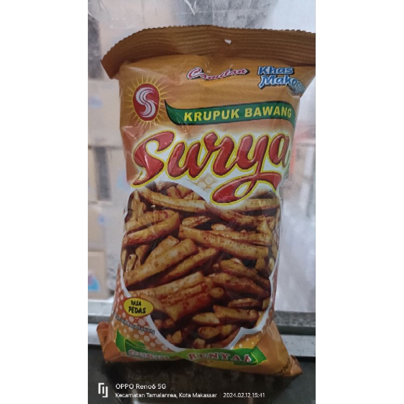 

Krupuk bawang Surya