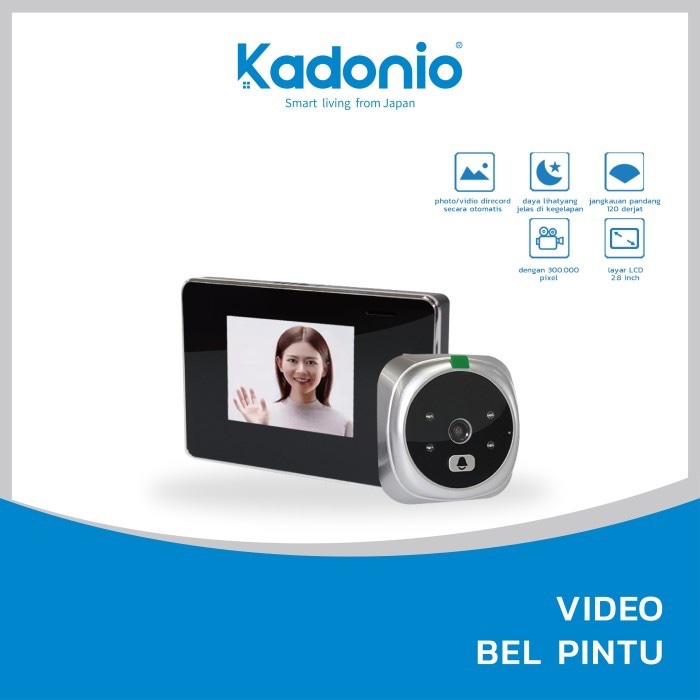 Video Doorbell and Door Viewer Video Bel Pintu