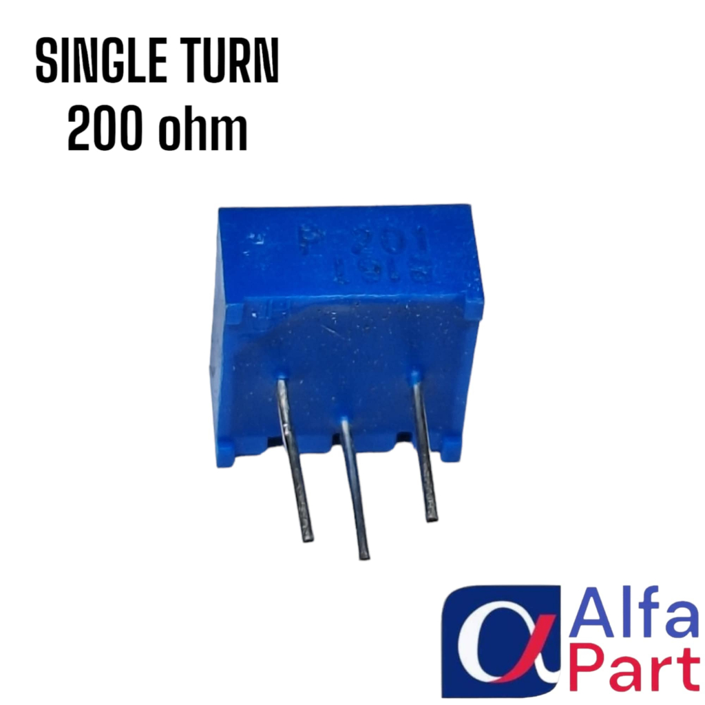 TRIMPOT SINGLE TURN 201 200 OHM