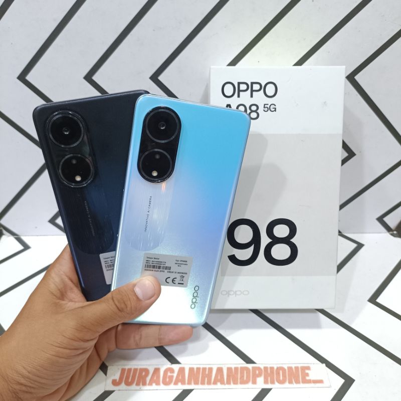 OPPO A98 5G 8/256GB HP SECOND BEKAS SEKEN FULLSET