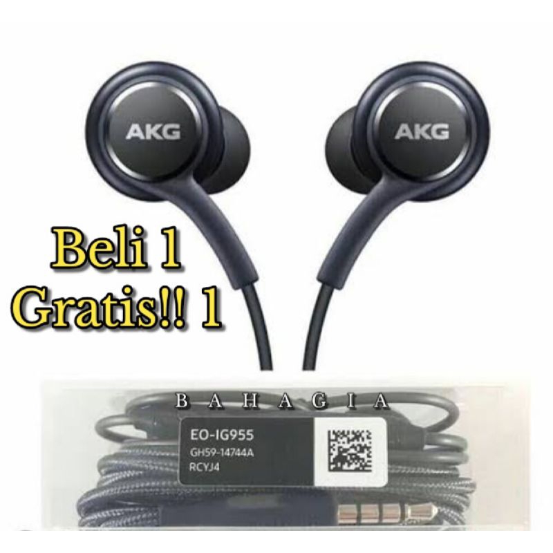Beli 1 Gratis 1 Headset Earphone Handsfre Samsug A.K.G O.riginal Earphone Headset