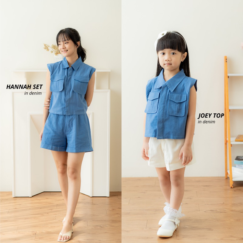 [Poupeery.Official] Joey Top / atasan rajut anak/ atasan anak/kaos anak perempuan/ tanktop anak