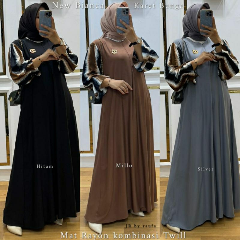 GAMIS JAMILAH/GAMIS BIANCA/GAMIS POLOS KOMBINASI/GAMIS RAYON TWILL/LONGDRESS TWILL POLOS