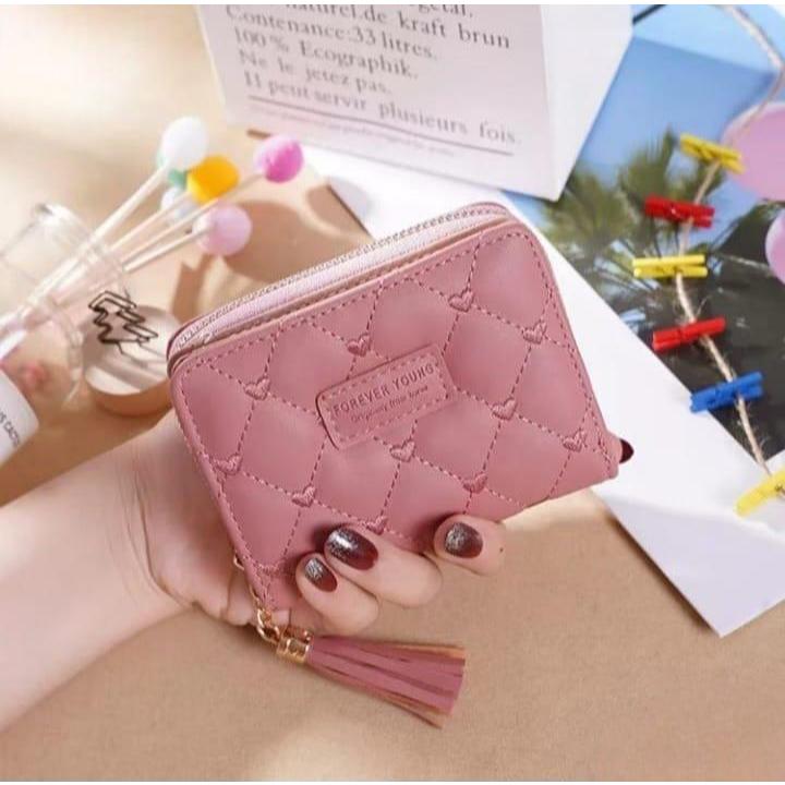 Dompet Lipat Wanita Dompet AURORA Vol.2 dompet Pendek Mini Kartu Koin dompet Korea Kecil Viral