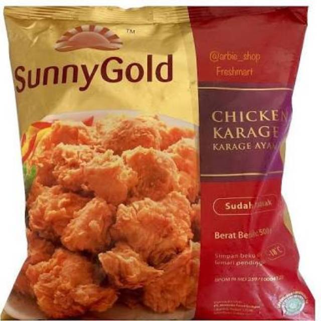 

Sunny Gold chicken karage 500gram