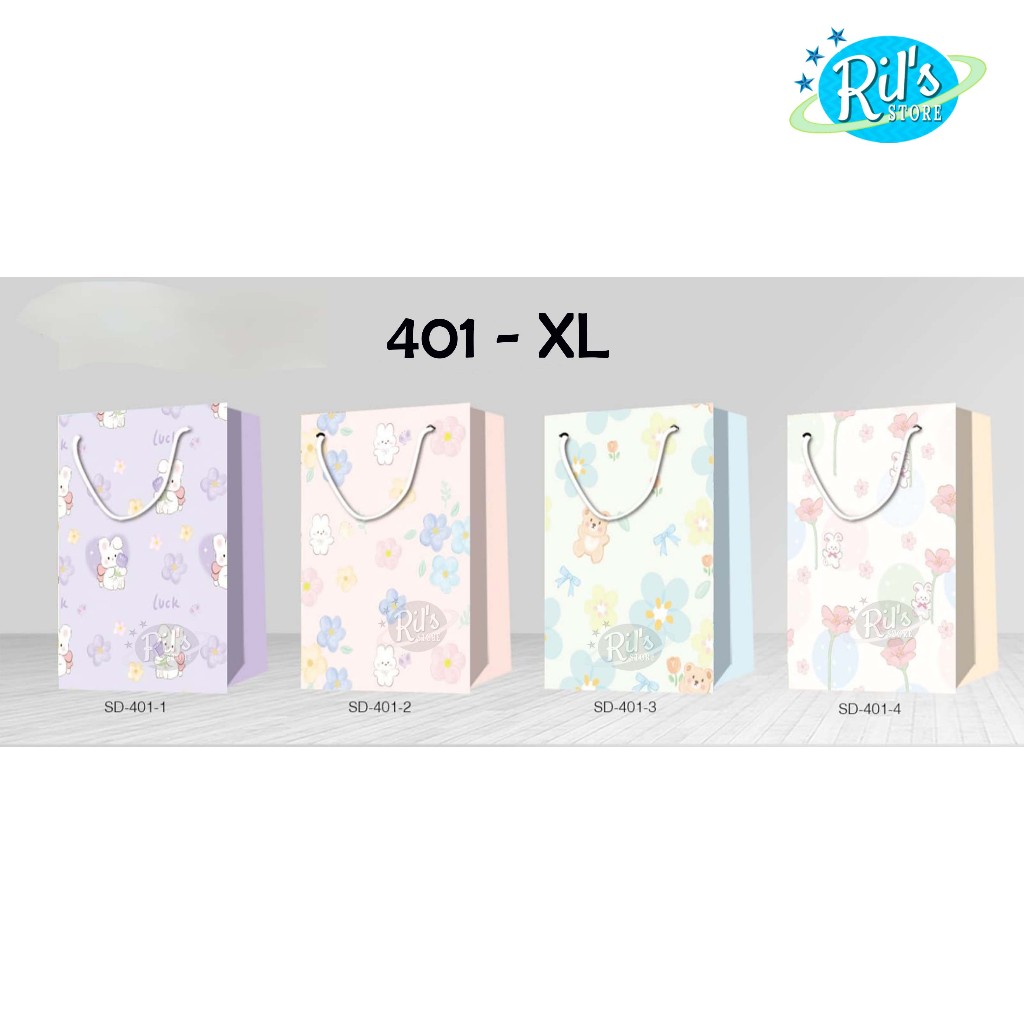 

RB PAPERBAG GLOSSY PREMIUM XL 30x43 CM - PAPERBAG PARTY - KADO - XL BAGUS
