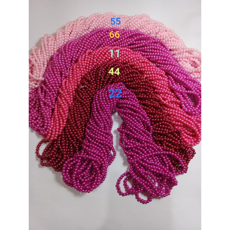 Payet Mutiara Ringan  Sintetis ukuran 4mm