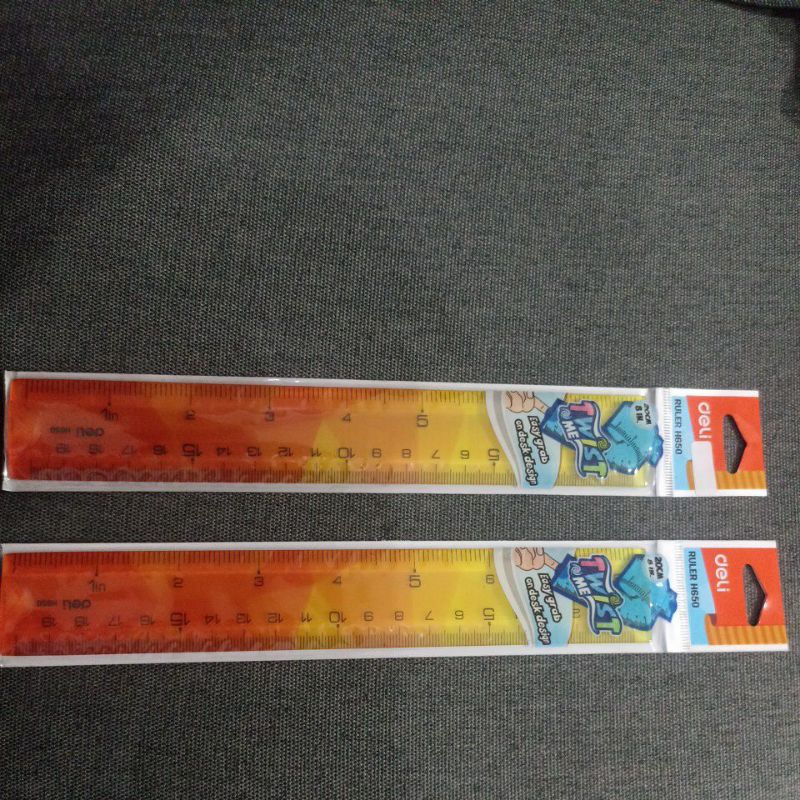 

deli ruler 20cm 8in
