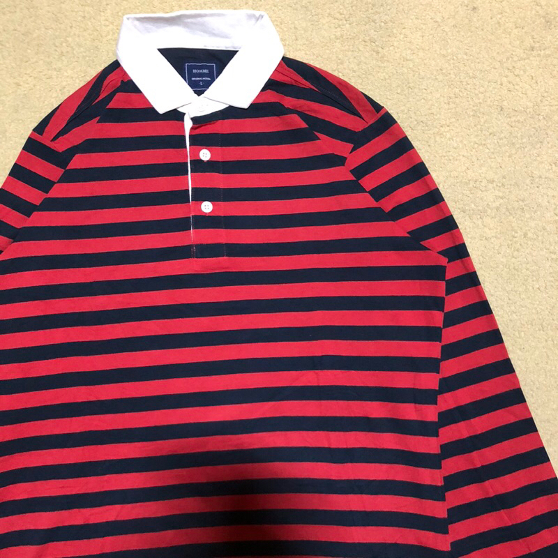 PRELOVED POLO RUGBY TOPVALU SALUR NOT UNIQLO