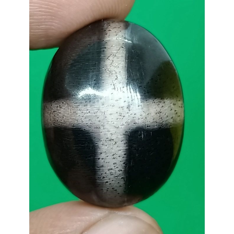 Batu Posil Galih Kelor Hitam Tapak  , Asli Natural