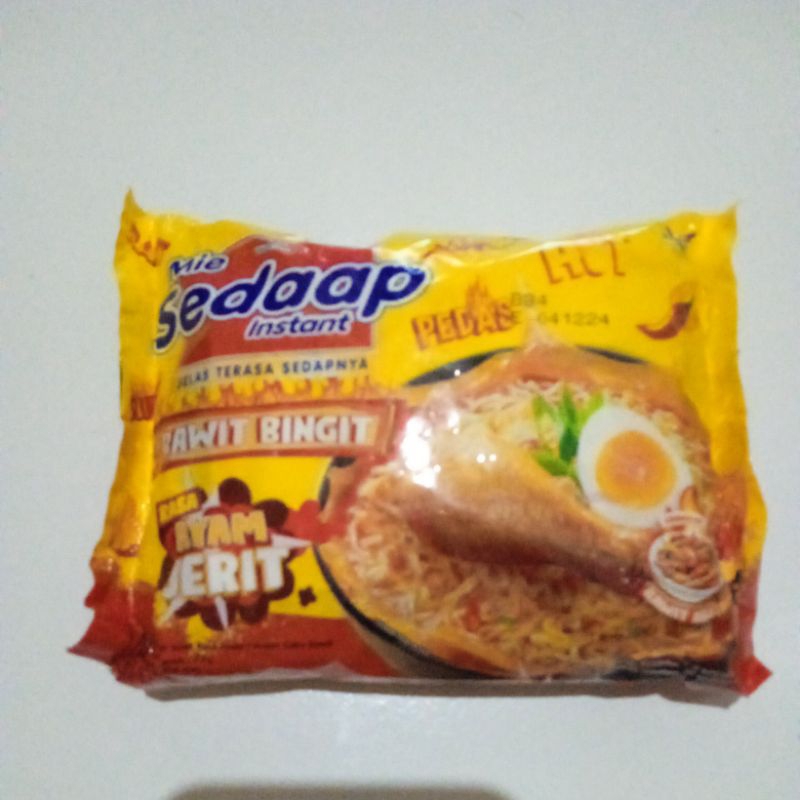 

Mie Sedaap Instant Rasa Ayam Jerit (Rawit Bingit)
