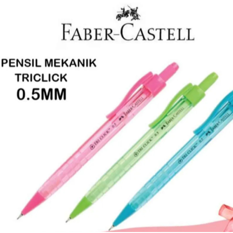 

(Pcs) FABER CASTELL - Mech Pen / Pensil Mekanik Tri Click 1362