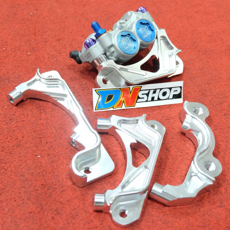 Breket kaliper depan formula 8.1 4p disc 220mm 260mm beat scoopy vario pcx mio nouvo