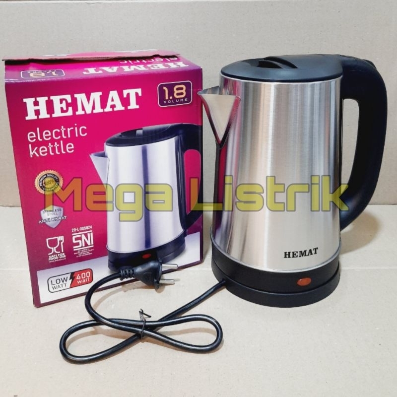 Hemat teko listrik 1,8 Liter / 2 Liter teko hotel elektrik