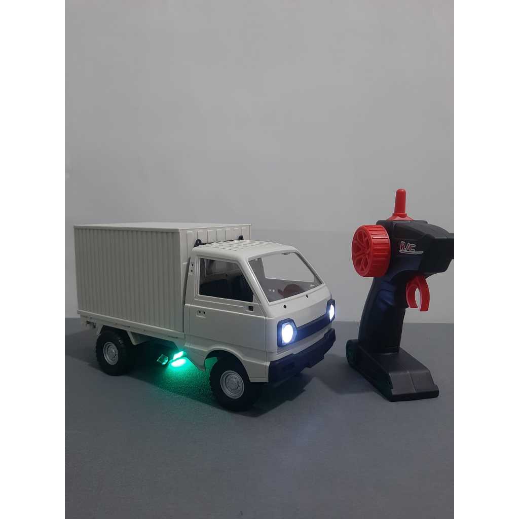 Mobil Remote Control D12 Cargo Truck RC Car Pickup Box Truk 1:16 Suzuki Carry