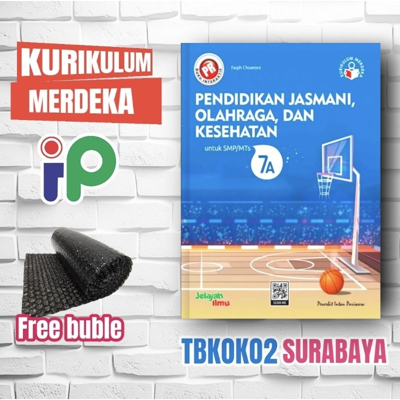 BUKU PR SMP PJOK KELAS 7 SEMESTER 1 LKS INTAN PARIWARA KURIKULUM MERDEKA 2024