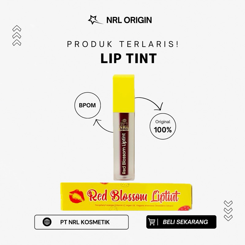 LIP TINT NRL KOSMETIK 100% ORI BPOM