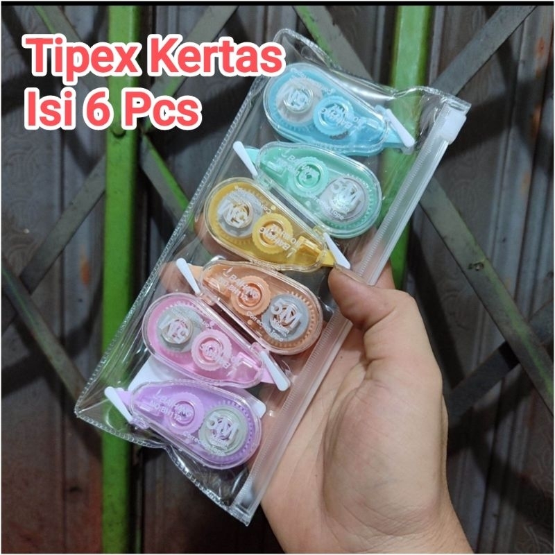 

Tipex Kertas Set isi 6 & 3 Pcs