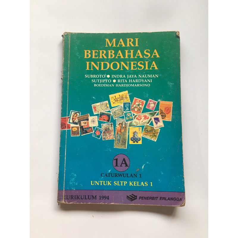 buku pelajaran - MARI BERBAHASA INDONESIA jilid 1a untuk SLTP KELAS 1 kurikulum 1994
