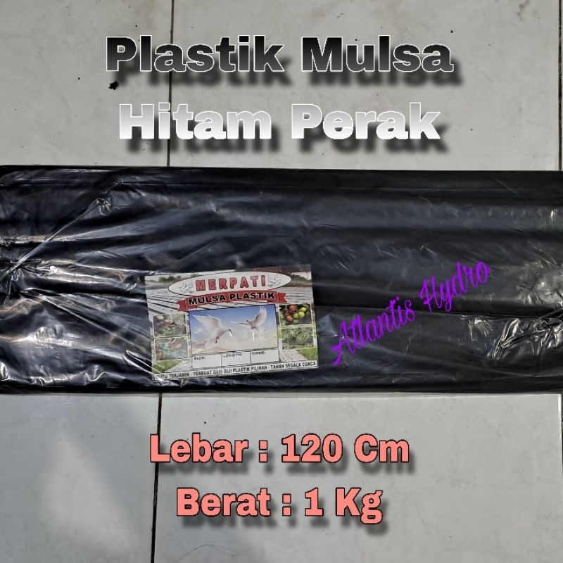 Plastik Mulsa Hitam Perak Lebar 1,2 M (  1 KG ) MURAH 
