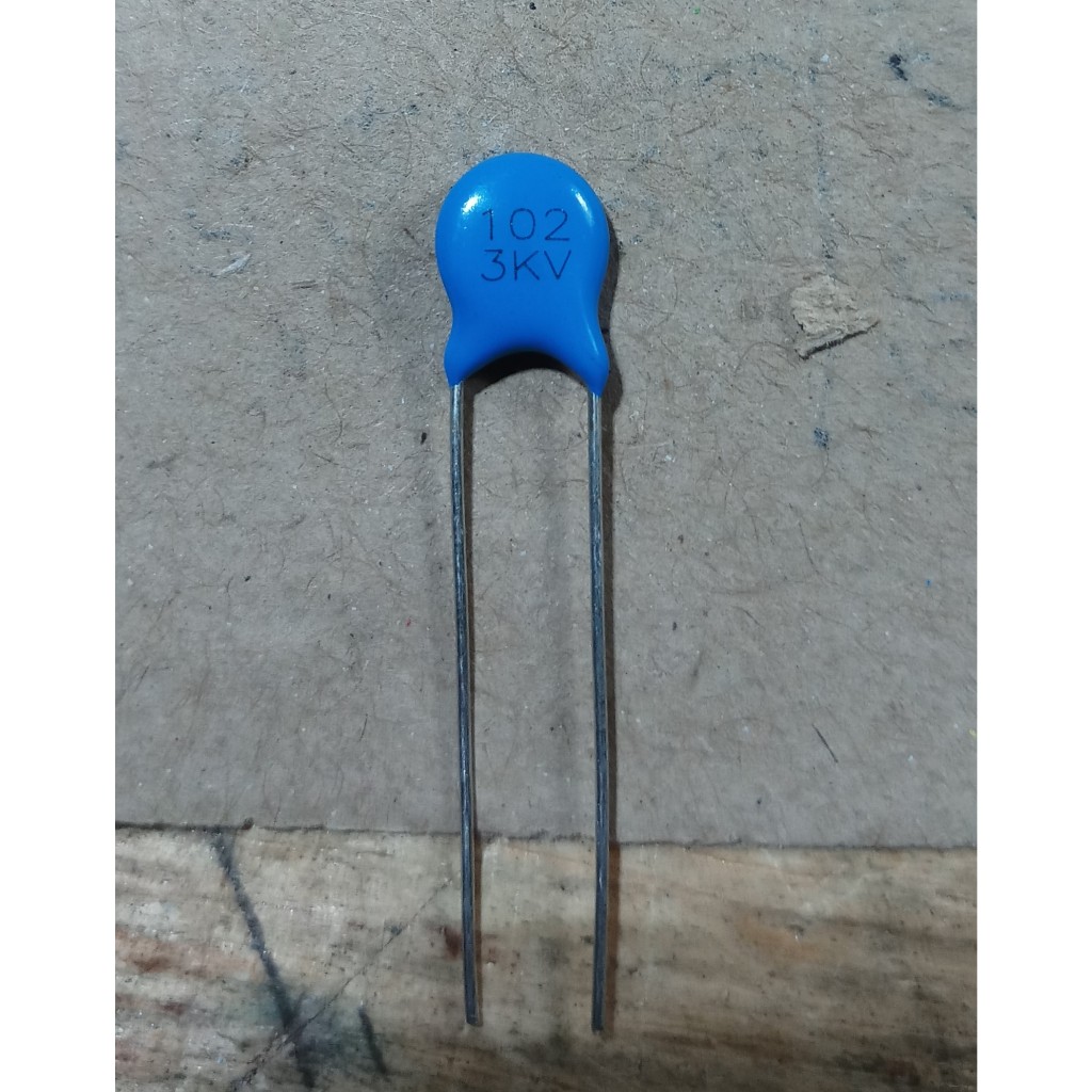 KAPASITOR , CAPACITOR 1 NANO, KODE 102 3KV