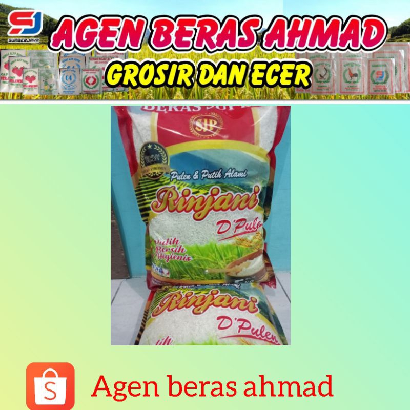 

BERAS SUPER RINJANI || KEMASAN 5kg || PUTIH PULEN