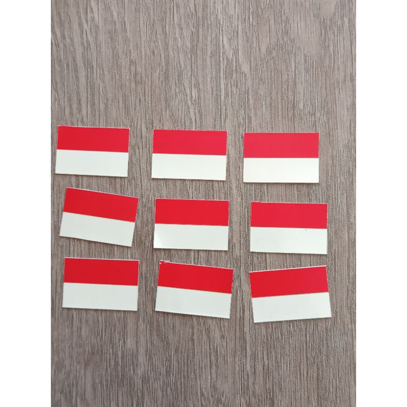 

stiker bendera Indonesia/stiker pipi