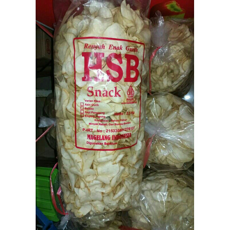 

keripik singkong asin 1 kg