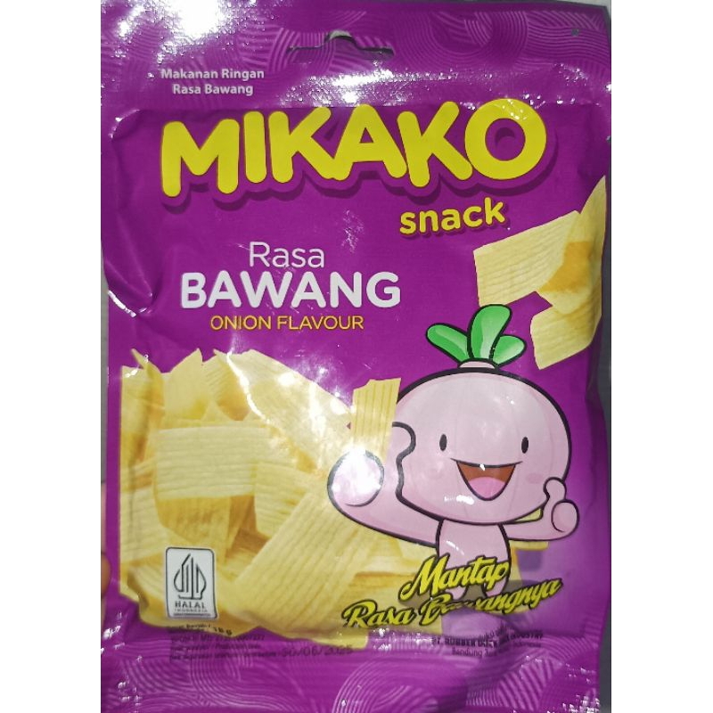 

Mikako Snack Makanan Ringan Rasa Bawang 18gr