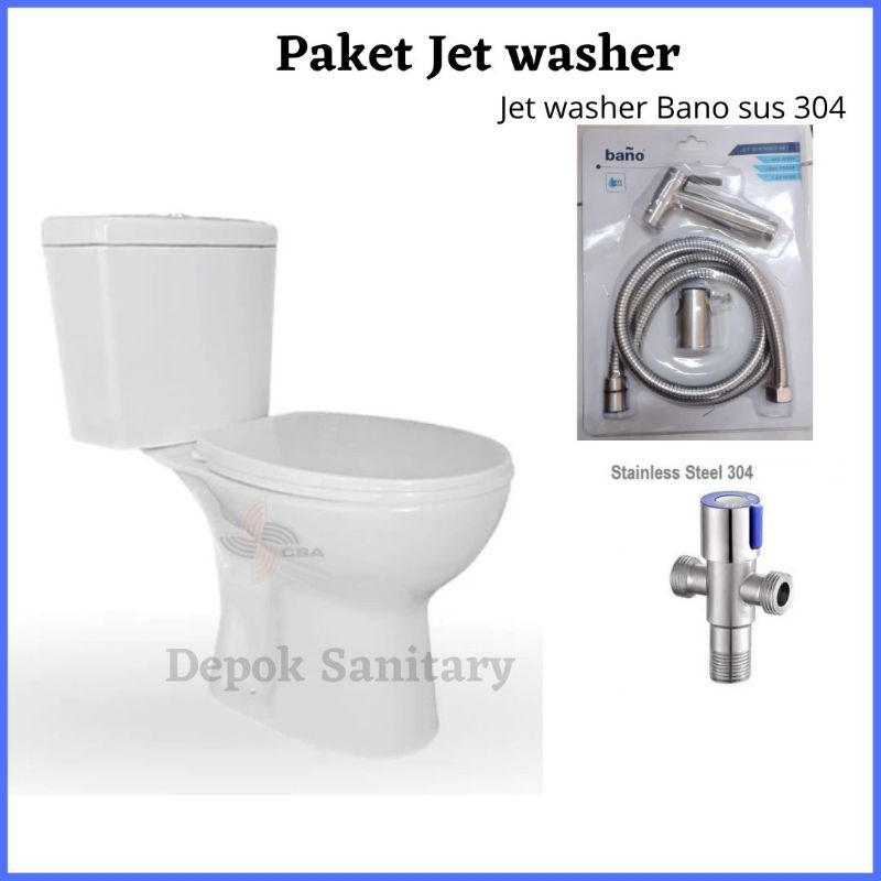 CLOSET DUDUK VOLK 662R JARAK AS 25 CM / KLOSET DUDUK