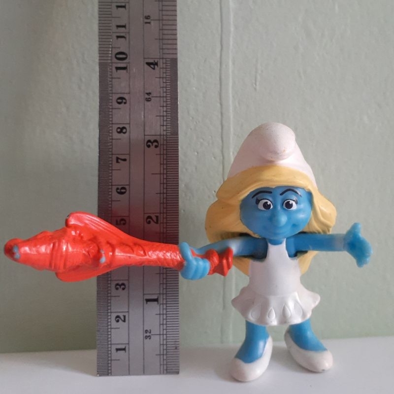 (A) Mainan preloved McD Mc Donalds The Smurfs 2 - Smurfette