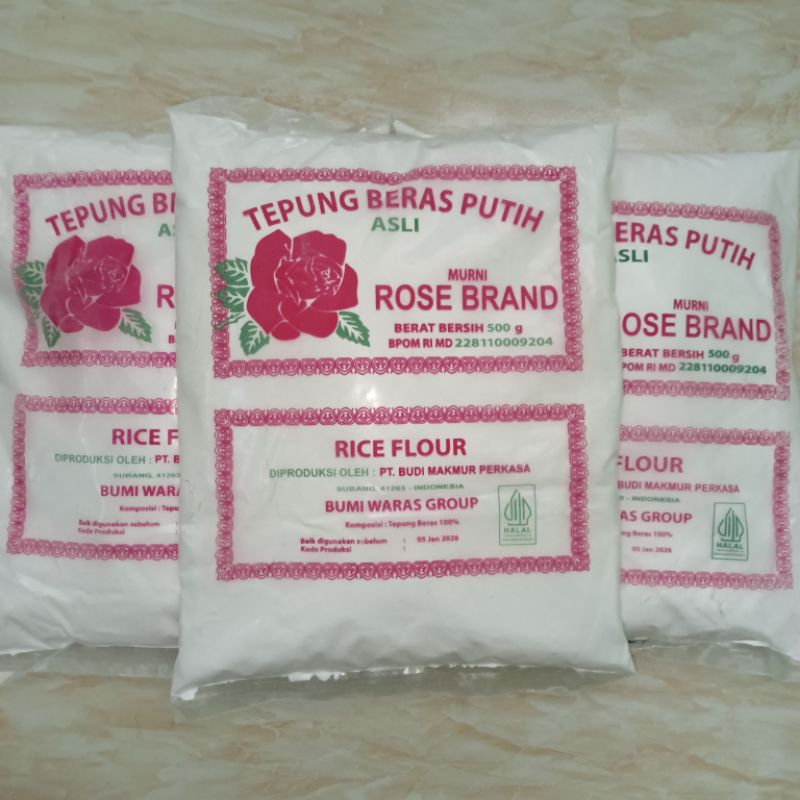 

Tepung Beras Rose Brand (500gr)