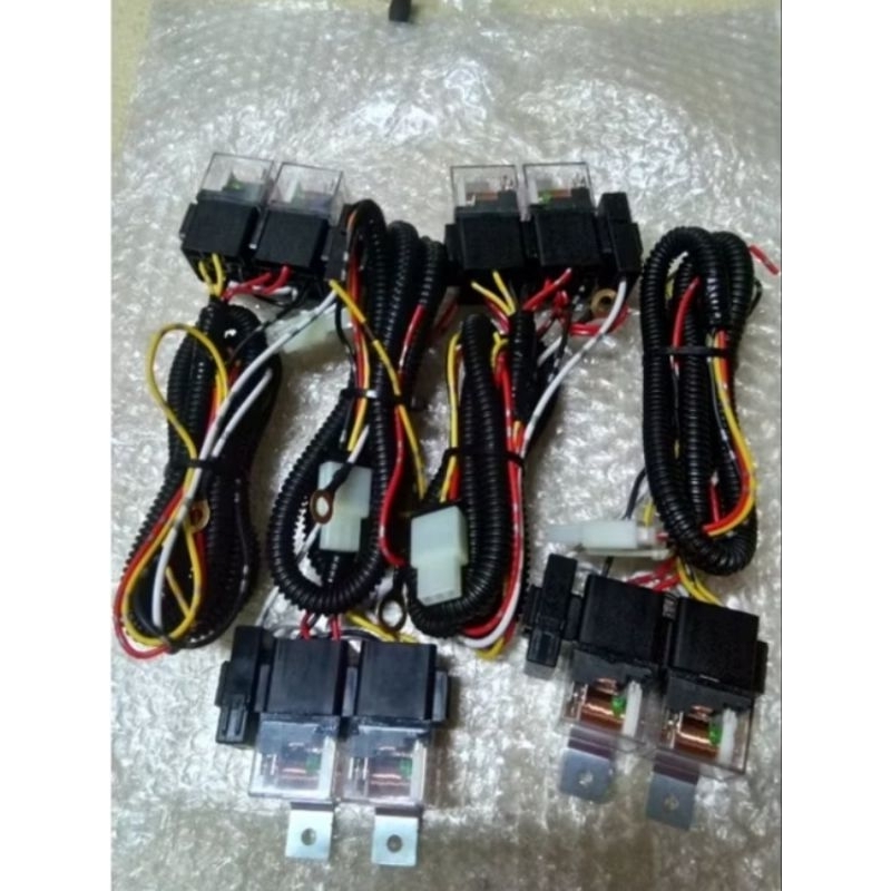 RELAY SET D2 LASER / LAMPU TEMBAK / MINI PROJIE