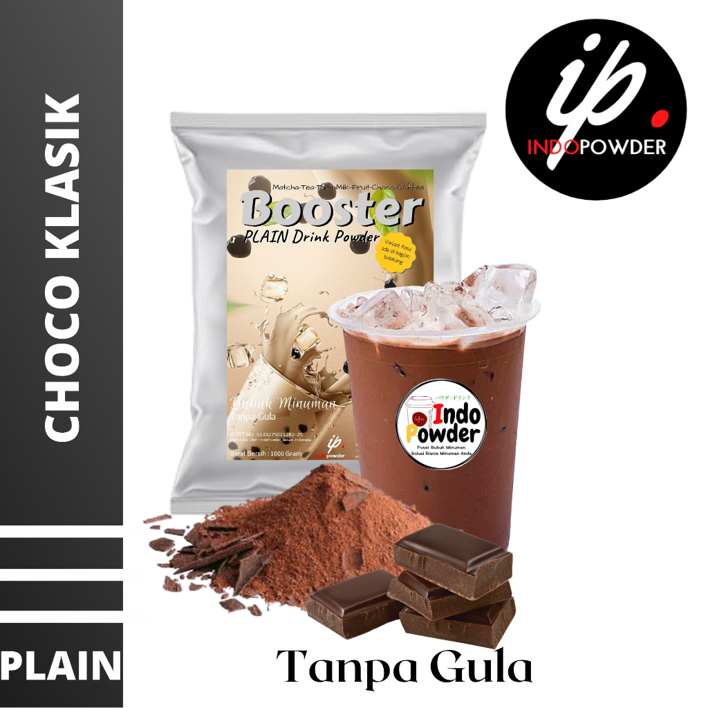 

PLAIN Bubuk Minuman CHOCO KLASIK 1Kg - TANPA GULA - Bubuk CHOCO KLASIK 1Kg - CHOCO KLASIK Bubuk 1Kg