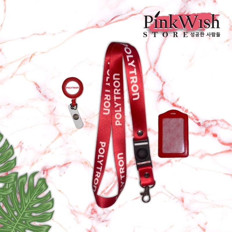 

Tali idcard POLYTRON merah / lanyard POLYTRON [READY STOCK] TERMURAH !!! Beli Eceran Rasa Grosir