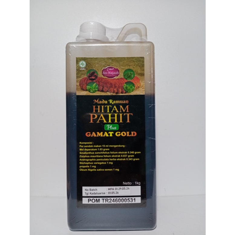

Madu hitam pahit gamat gold 1kg