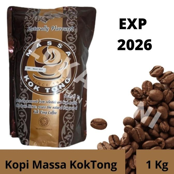 

Kopi bubuk kasar Siantar- Kopi Massa Kok Tong- 1kg/ Kopi hitam Asli