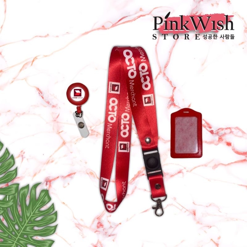 

Tali idcard OCTO Merchant CIMB NIAGA MERAH / lanyar OCTO Merchant MERAH [READY STOCK] TERMURAH !!! Beli Eceran Rasa Grosir