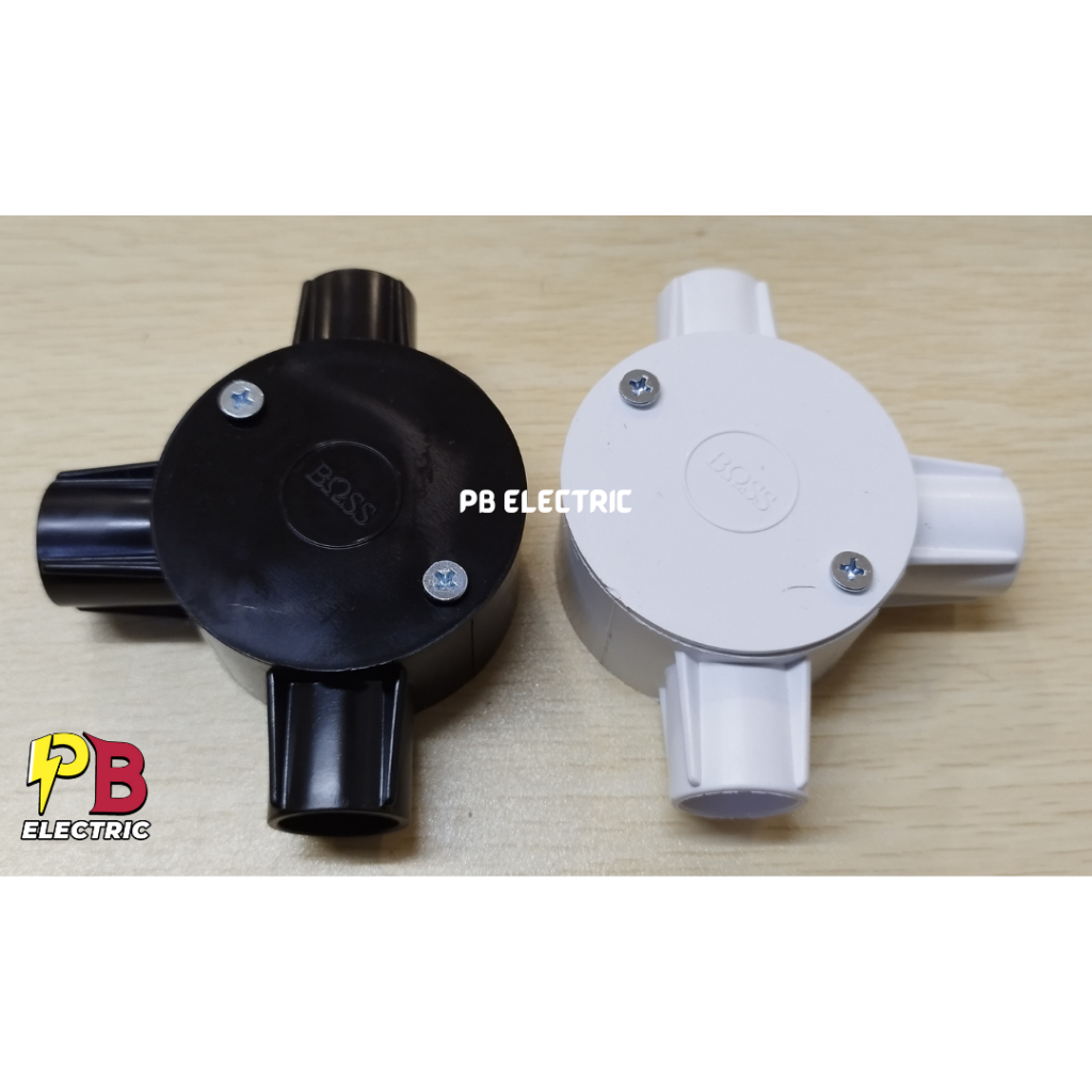 Tdus Cabang 3 20mm Boss / T dus Cabang 3 20 mm Boss / T-Dus Cabang 3 20mm Boss (2 Pilihan Warna)